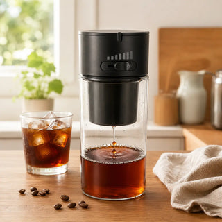 Yozcoffee Einstellbarer Fluss Eiskaffee-Tropfbrühmaschine — weitere Ansicht