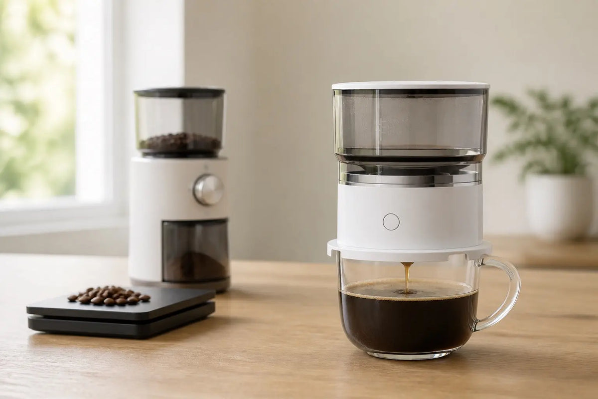 Mobiler Kaffee-Dripper: Mahlgrad und Dosierung richtig abstimmen