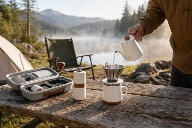 6-teiliges mobiles Pour-over-Set: kompletter Reise-Ratgeber