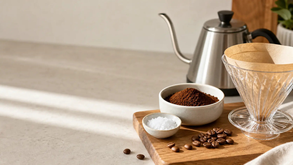 Sollte man Kaffeepulver salzen?