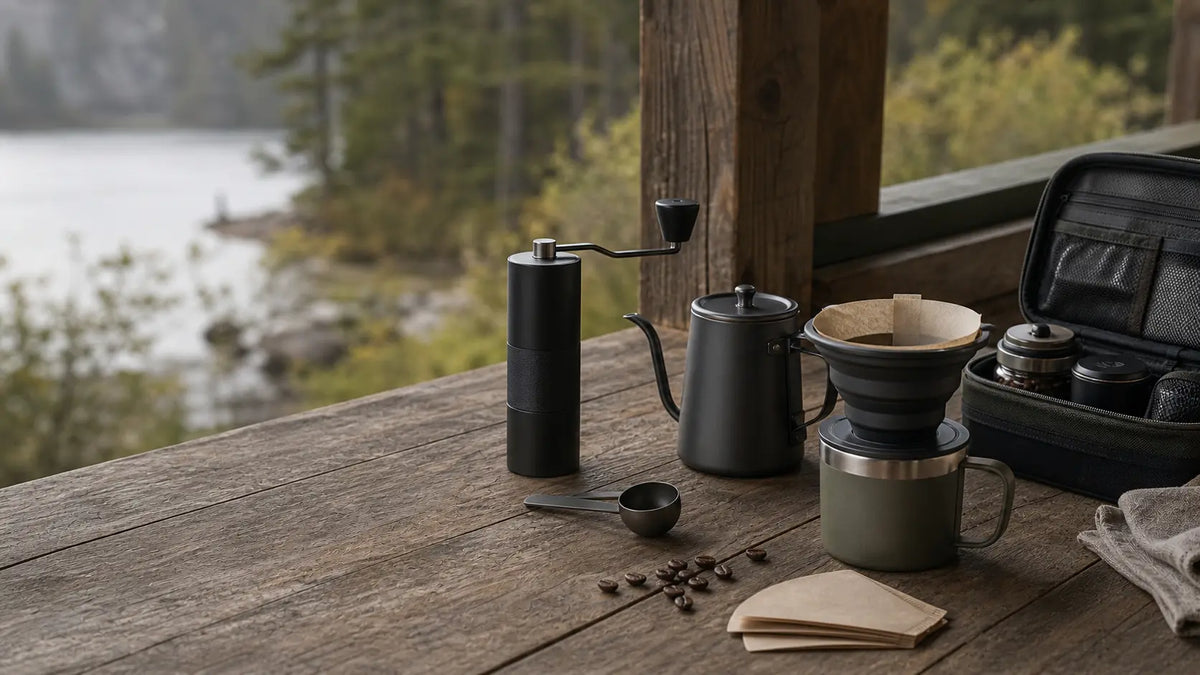 Mobiles Pour-over-Set für Reisen und Camping