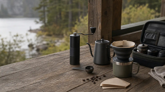 Mobiles Pour-over-Set für Reisen und Camping