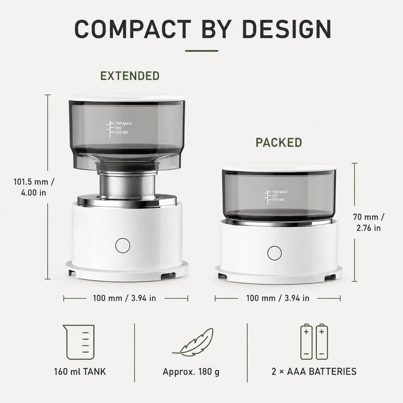 Automatischer Pour-over-Kaffeebereiter – ein Knopfdruck, 2,5 Min., kabellos - Produktbild