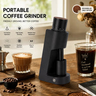 Electric Burr Coffee Grinder  40 Settings Steel Burr & Wood Lid - Vorschaubild 2