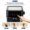 Yozcoffee espresso coffee maker touch controls for espresso cappuccino latte manual and steam modes