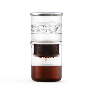 Yozcoffee Icedrip Cold Brew Maker 300ml Glas Slow Drip Transparent — Produktbild