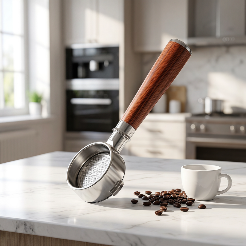 54mm Bottomless Portafilter for Breville - base view 2