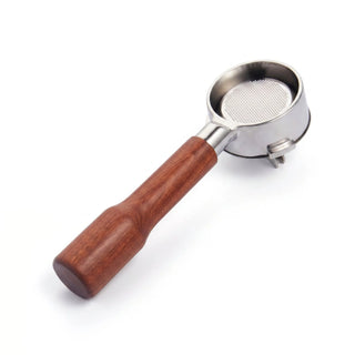 Yozcoffee Breville Bodenloser Siebträger 54mm Walnussholzgriff für Breville 8er Serie — Produktbild