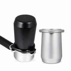 Yozcoffee Breville Espressodosierbecher 54 mm Aluminiumlegierung Schwarz/Silber