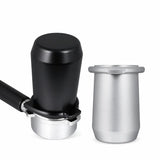 Yozcoffee Breville Espressodosierbecher 54 mm Aluminiumlegierung Schwarz/Silber