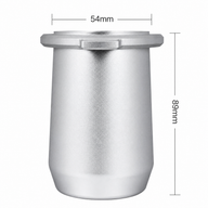 Breville Espresso Dosing Cup 54mm Aluminum Alloy Black/Silver: yozcoffee 54mm espresso dosing cup breville 8 series alumi (5)