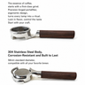 58mm Bottomless Portafilter E61 - feature details