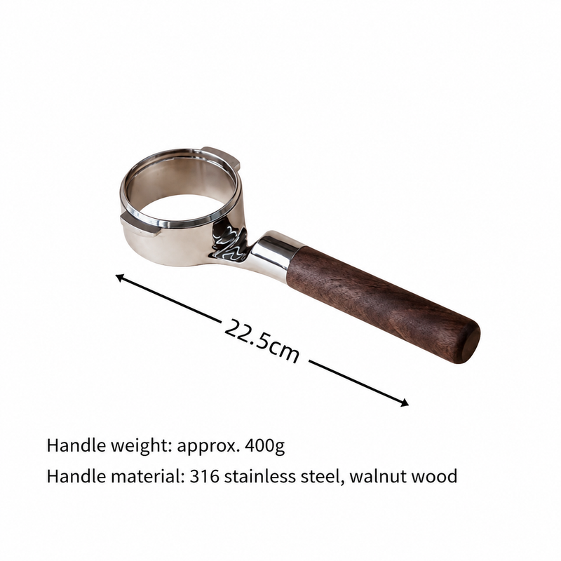 58mm Bottomless Portafilter E61 Espresso - size and compatibility chart