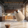 Leather-Wrapped Gooseneck Kettle 700ml - product photo 3