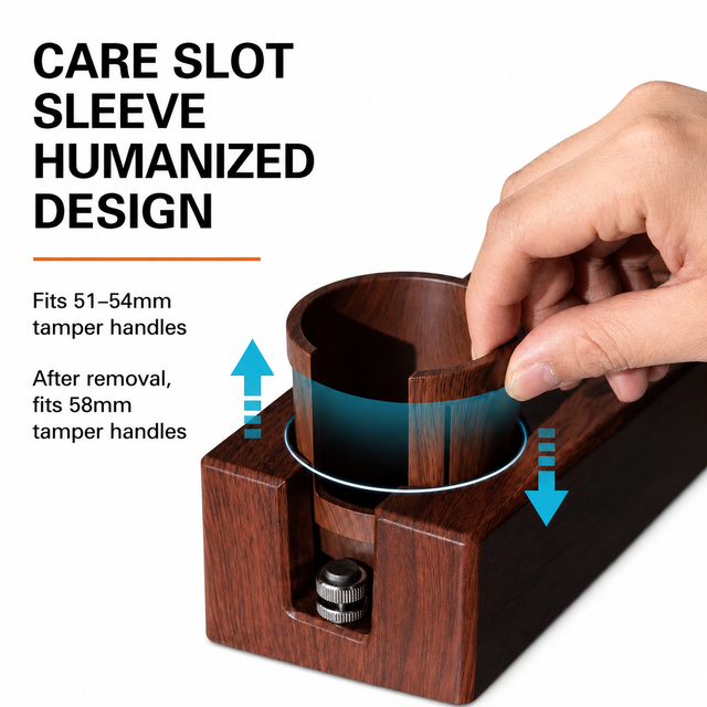 Alternate view of Espresso Tamper Stand for 51-58mm Tampers - color options 2