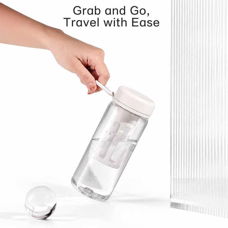 Cold Brew Tea & Coffee Infuser Bottle 450ml - in use
