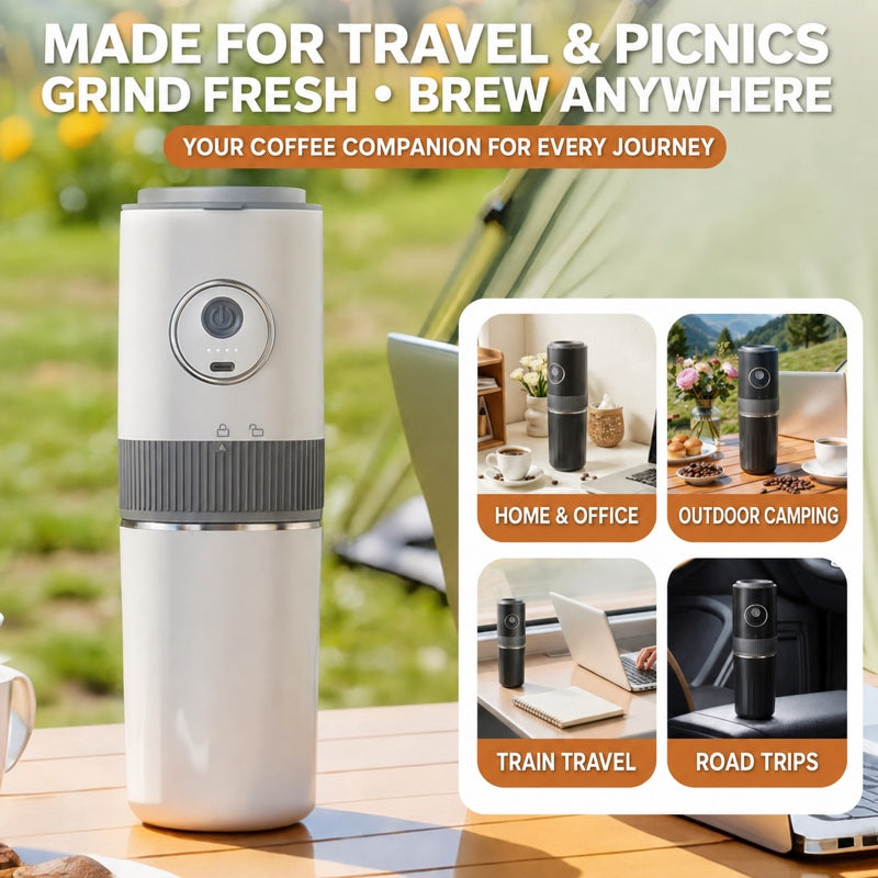 Yozcoffee Portable Electric Coffee Grinder & Brewer - Produktbild