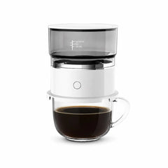 Yozcoffee Pour-Over Kaffeebereiter, 304 Edelstahl, Tritan, tragbar