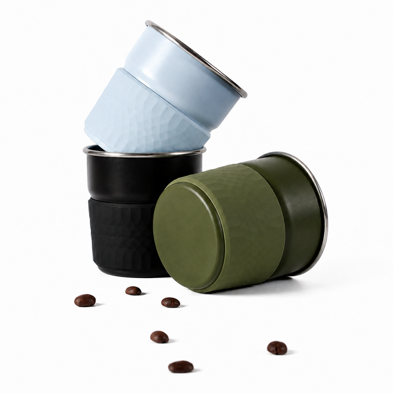 Insulated Coffee Cup 300ml 304 Stainless - color options