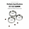 Magnetic Espresso Dosing Funnel Ring 51-58mm - size and compatibility chart 5