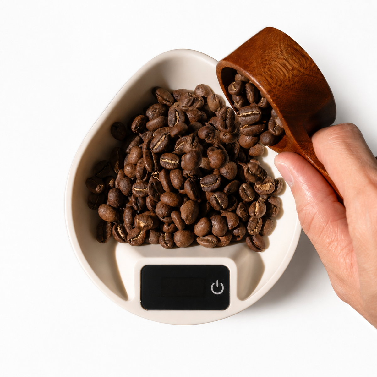 Mini Coffee Bean Scale Scoop 2-in-1 Tool - product photo