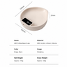 Mini Coffee Bean Scale Scoop 2-in-1 Tool - size and compatibility chart