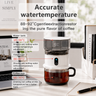 Yozcoffee portable automatic coffee maker temperature guide for gentle coffee extraction