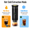 Portable Capsule Coffee Machine NS Compatible - in use 2
