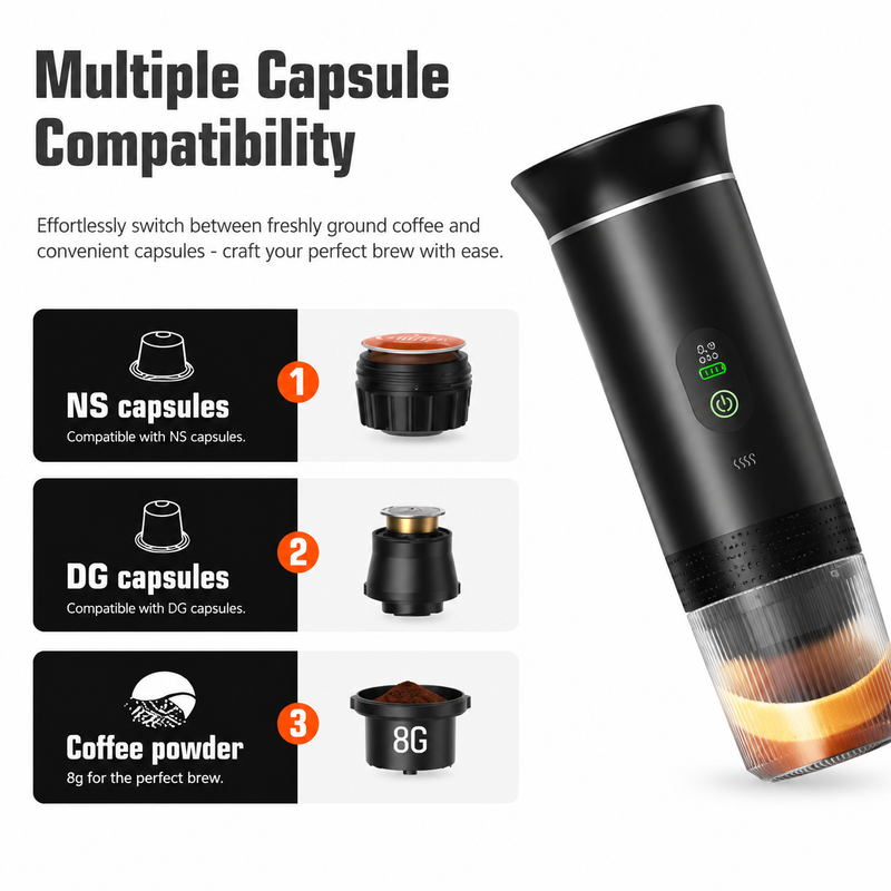 Portable Capsule Coffee Machine NS Compatible - product photo 9