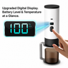 Yozcoffee portable espresso maker with digital display for battery level and temperature