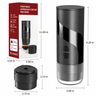 2-in-1 Portable Espresso Maker Ground & Capsule - size and compatibility chart