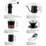 6-Piece Pour Over Coffee Set Manual Grinder - size and compatibility chart