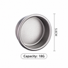 Yozcoffee 58mm pure titanium espresso filter basket with 18g capacity