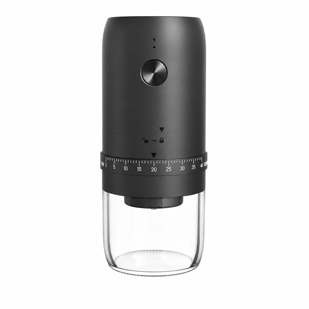Electric Burr Coffee Grinder 40 Settings - front view