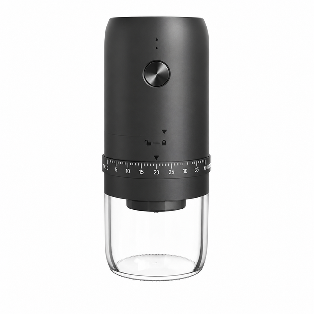 Electric Burr Coffee Grinder 40 Settings - front view