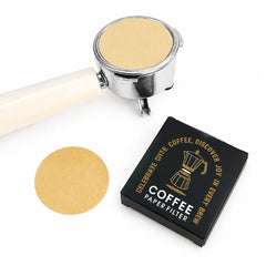 Yozcoffee Moka Kanne Kaffeefilterpapier 53-58 mm Holzzellstoff 100er-Pack