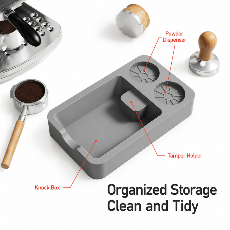 Espresso Tamping Mat with Tamper Stand - product photo 7