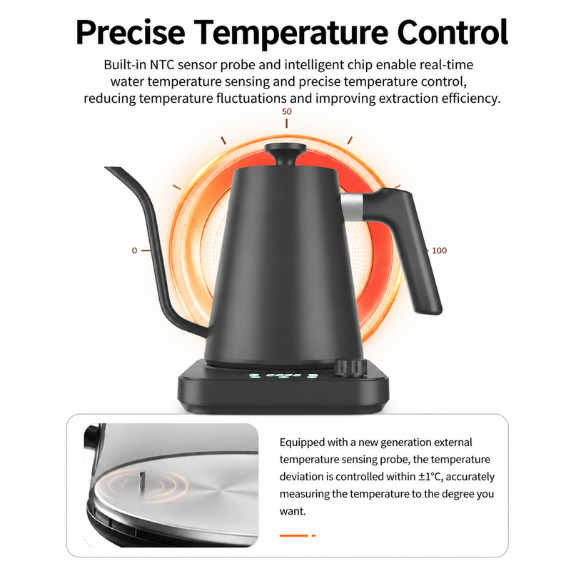 Smart Gooseneck Kettle 0.9L Variable Temp - product photo 3