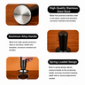 Spring-Loaded Espresso Tamper 49-58mm Stainless - detail view 5
