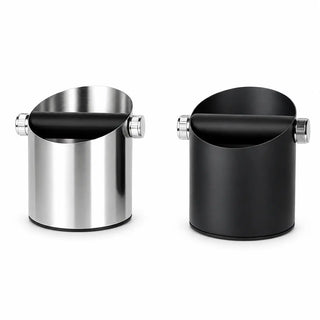 Yozcoffee Espresso Abschlagbox Edelstahl Silikon Bar Silber/Schwarz — Produktbild