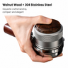 2-in-1 Espresso Distributor & Tamper Walnut - color options 5