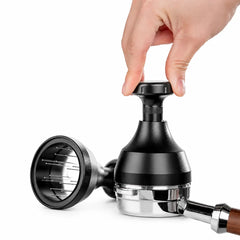 Yozcoffee WDT Espresso Distributor 51/53/58mm Edelstahl Nadelwerkzeug Schwarz