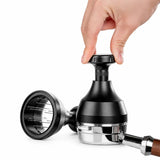 Yozcoffee WDT Espresso Distributor 51/53/58mm Edelstahl Nadelwerkzeug Schwarz