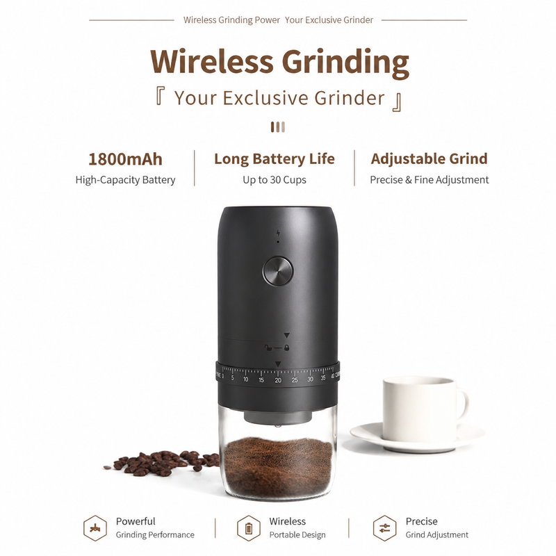 Electric Burr Coffee Grinder 40 Settings - product photo 9